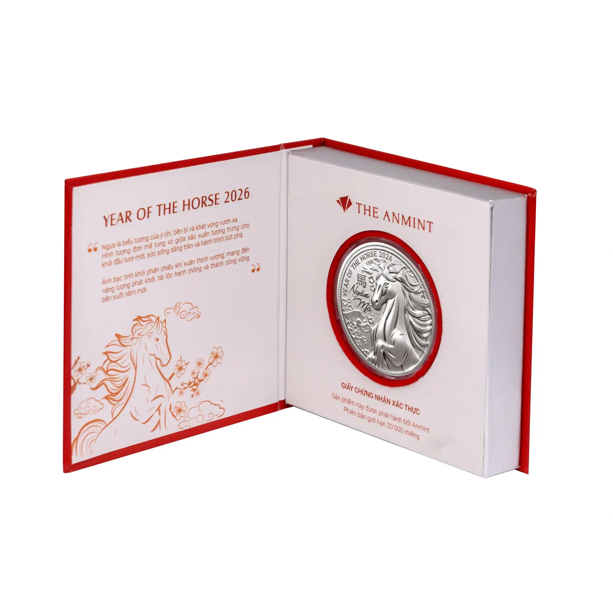 Bạc Ancarat Song Mã và Ngân Mã được chế tác tinh xảo, là món quà đẳng cấp dành tặng đối tác chiến lược