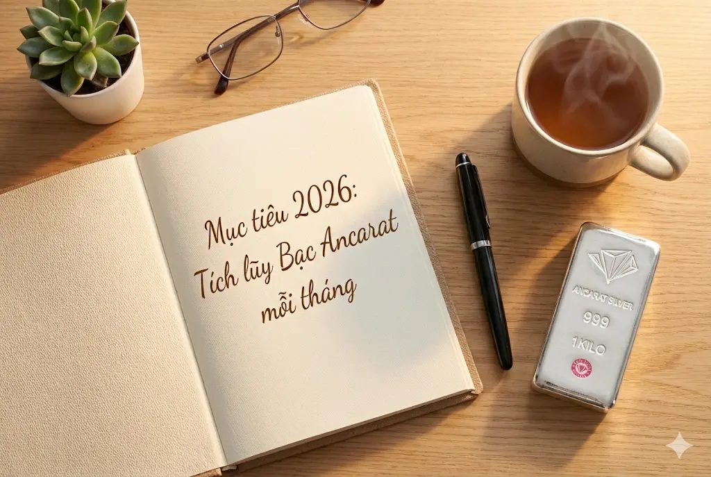 Viết xuống mục tiêu tích lũy bạc là cách xả xui đầu năm thiết thực cho ví tiền của bạn.