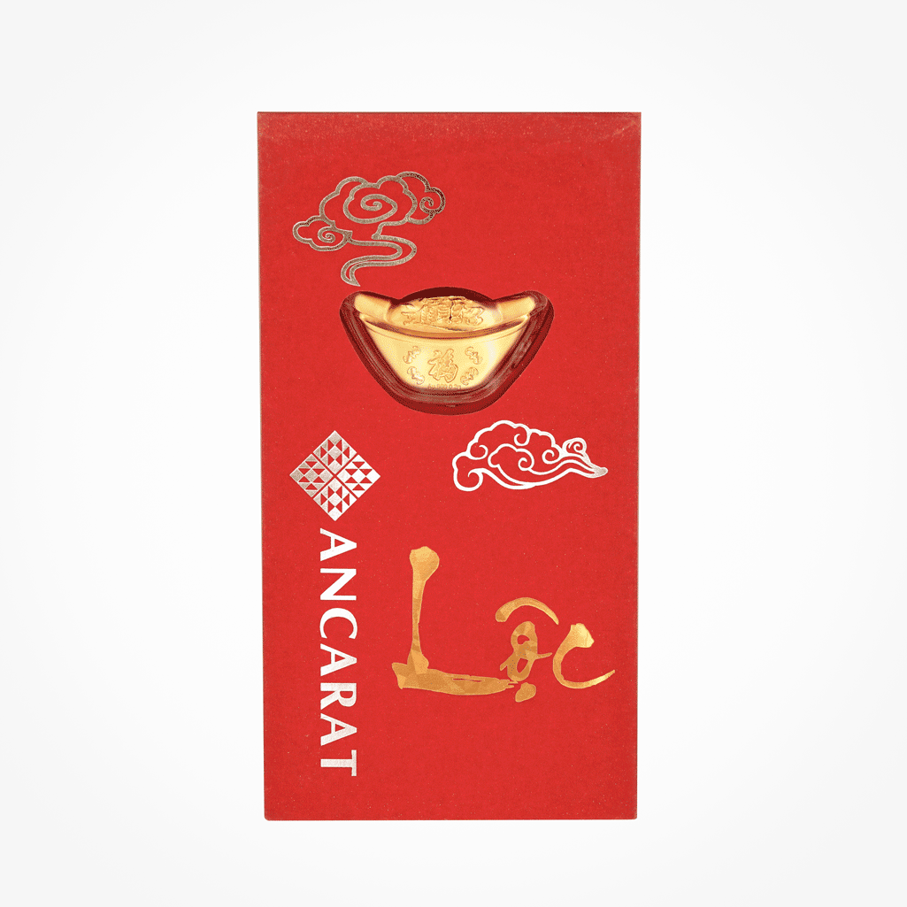 [AG9992.Q098.02A] Bao Lì Xì Vàng 24K Nén Vàng – Tài lộc – May mắn